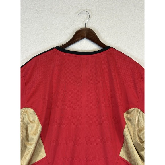 Adidas All Blacks Training Jersey New Zealand Rugby Red Climacool Mens 3XL - Picture 4 of 13